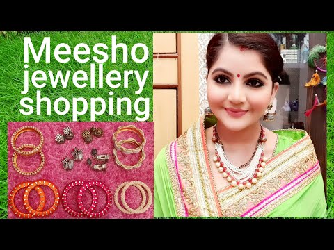 Meesho jewellery shopping haul for diwali | RARA | earn money at home with meesho | must watch |