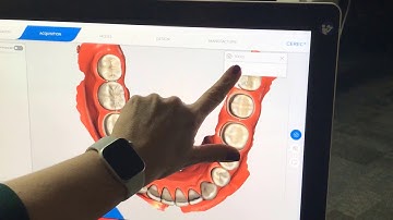 CEREC Primescan using cut tool