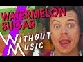 HARRY STYLES - Watermelon Sugar (#WITHOUTMUSIC Parody)