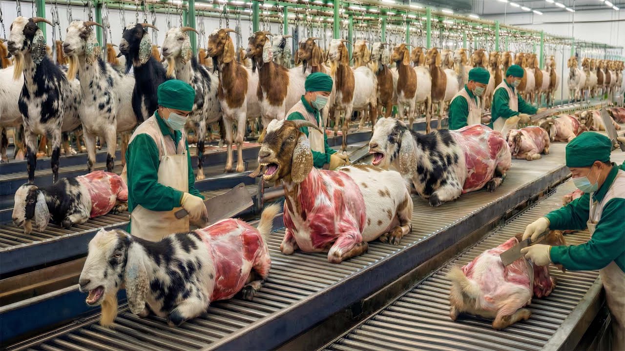 Full Leather Making Process from Goat Skin | Factory Tour & Production