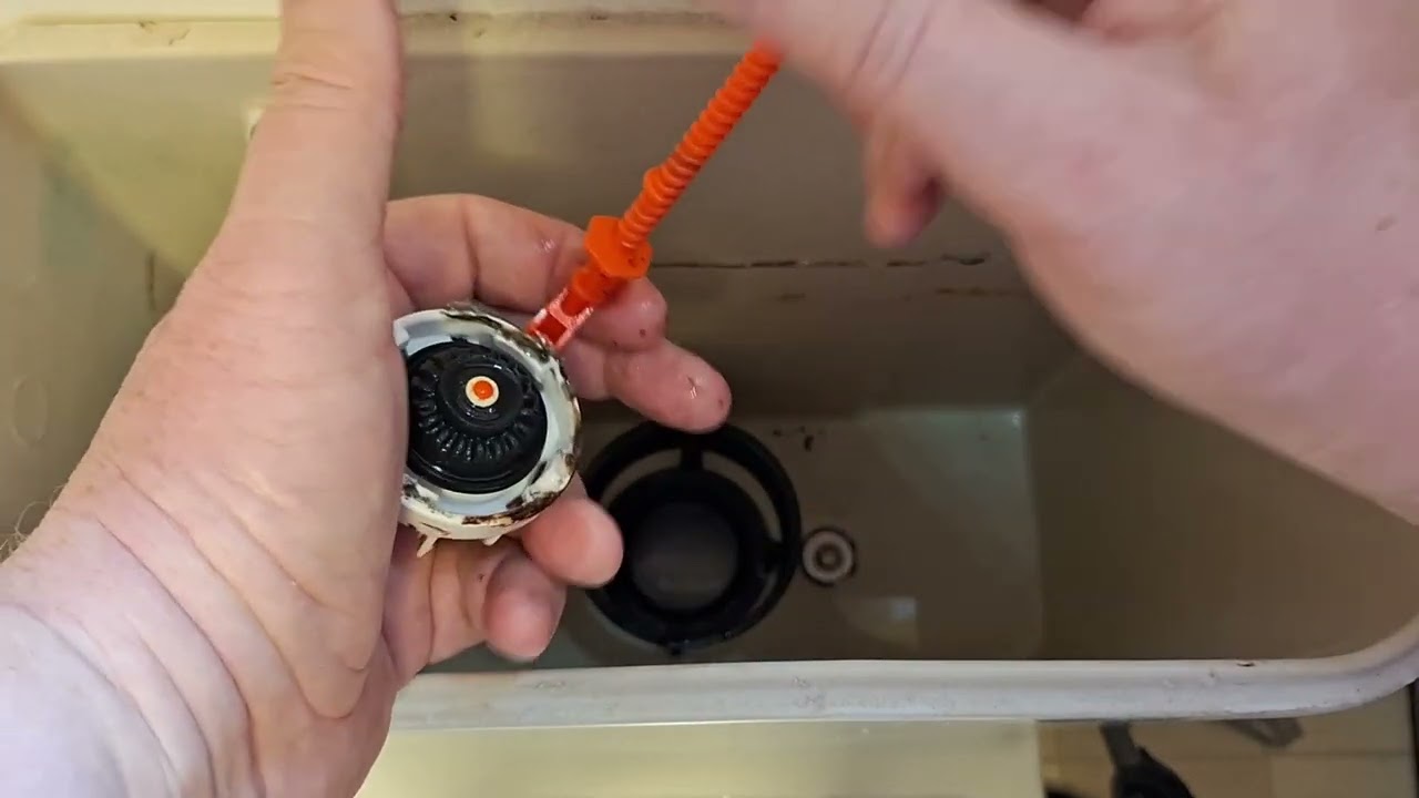 How to fix a leaking toilet with a constant stream of water on an Ideal Standard Toilet.