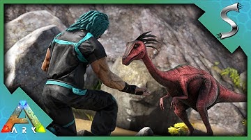 I FINALLY TAMED MY FIRST DINOSAUR! - Modded ARK The Hunted [E3]