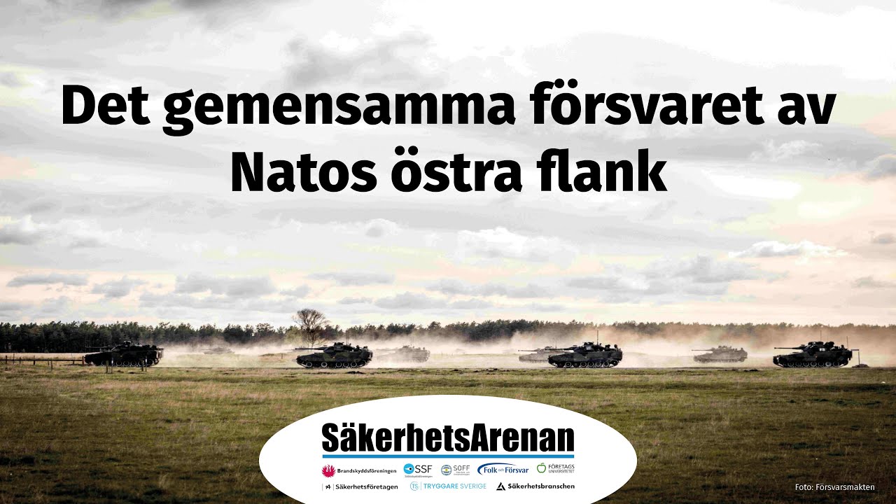 Almedalen: Det gemensamma försvaret av Natos östra flank