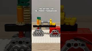2 Options for 90° Power Transmission (knob & Bevel Gears) #lego #technic #legotechnic #mechanical