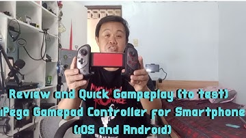 Review and Quick Gampeplay to test  iPega Gamepad Controller for Smartphone iOS and Android