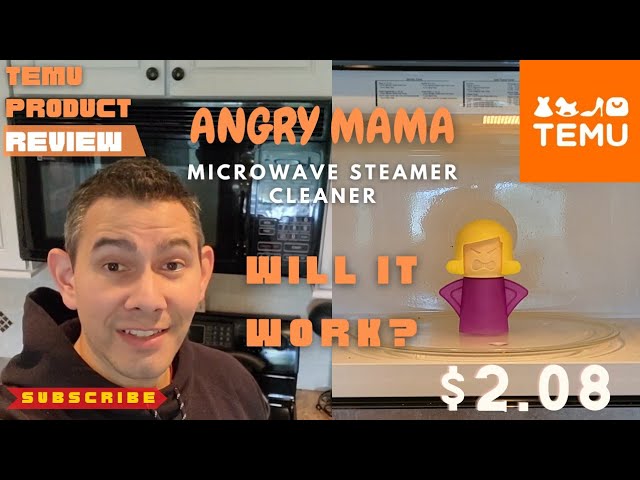 TEMU Product Review  Angry Mama Microwave Steamer Cleaner