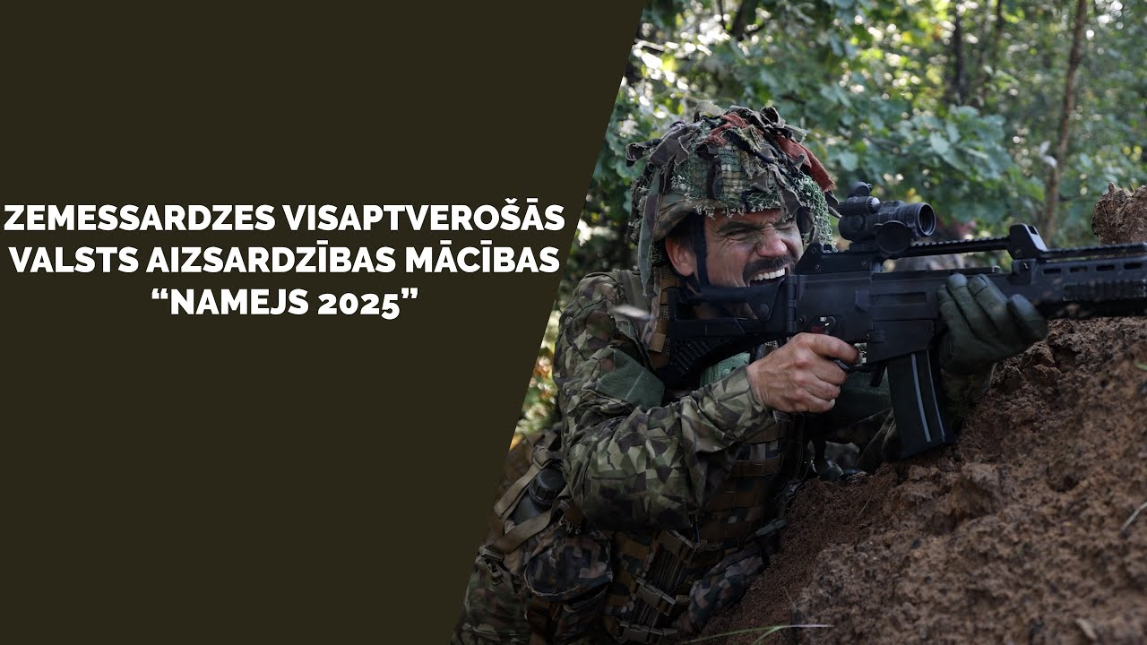 1. Rīgas brigādes zemessargu noslēguma kauja militārajās mācībās "Namejs 2025"