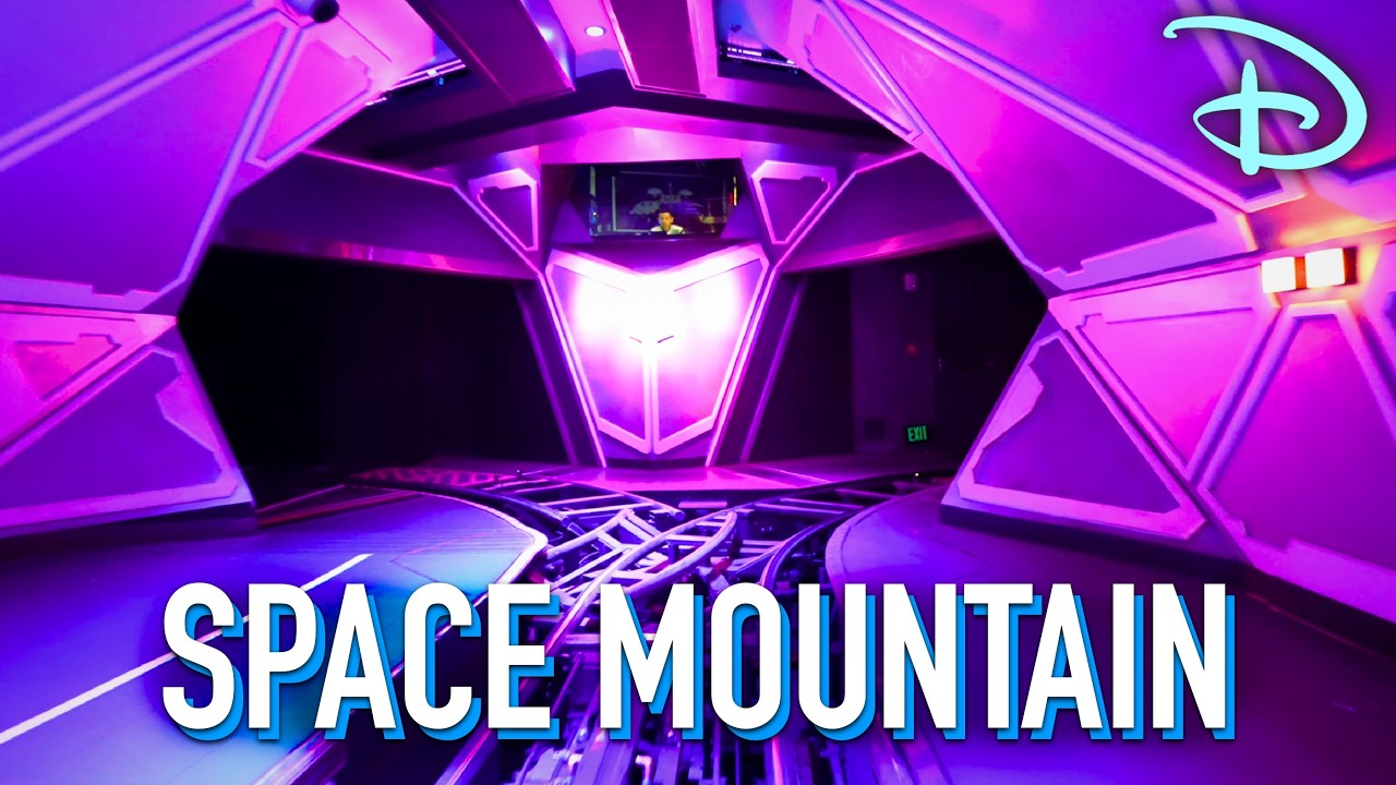 Space Mountain Front Row POV | Disneyland Park 2025 (4K)