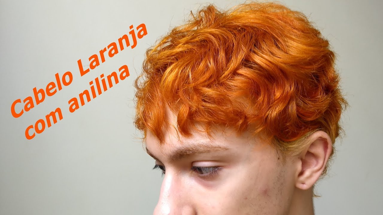 Pintando o cabelo de Laranja com anilina de madeira