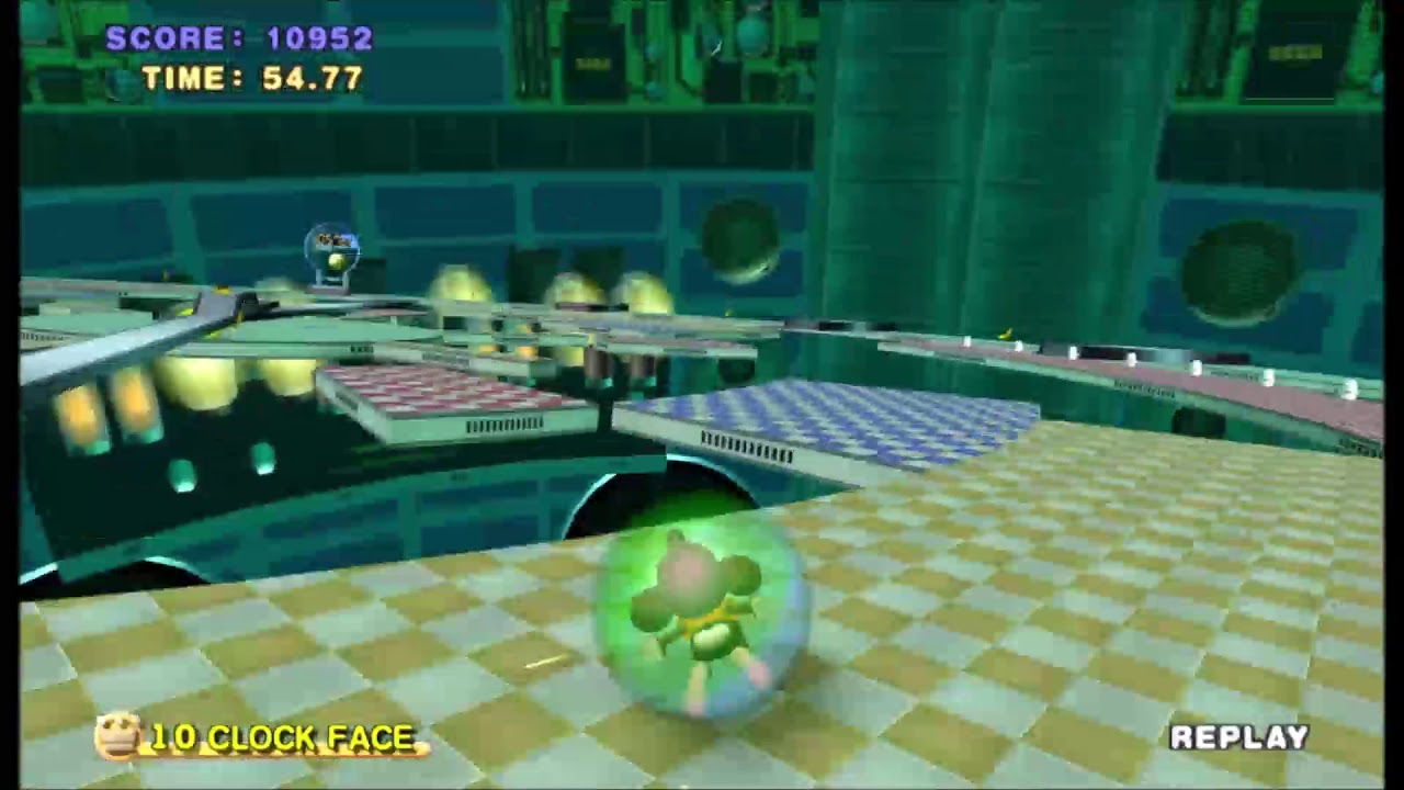 Super Monkey Ball 2 - Master 10 - Clock Face 54:77