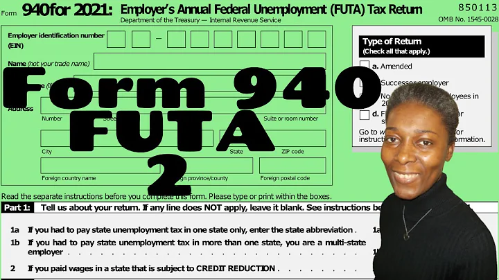 2-How to Complete Form 940 for 2021 Employer’s Annual Federal Unemployment Tax Return FUTA