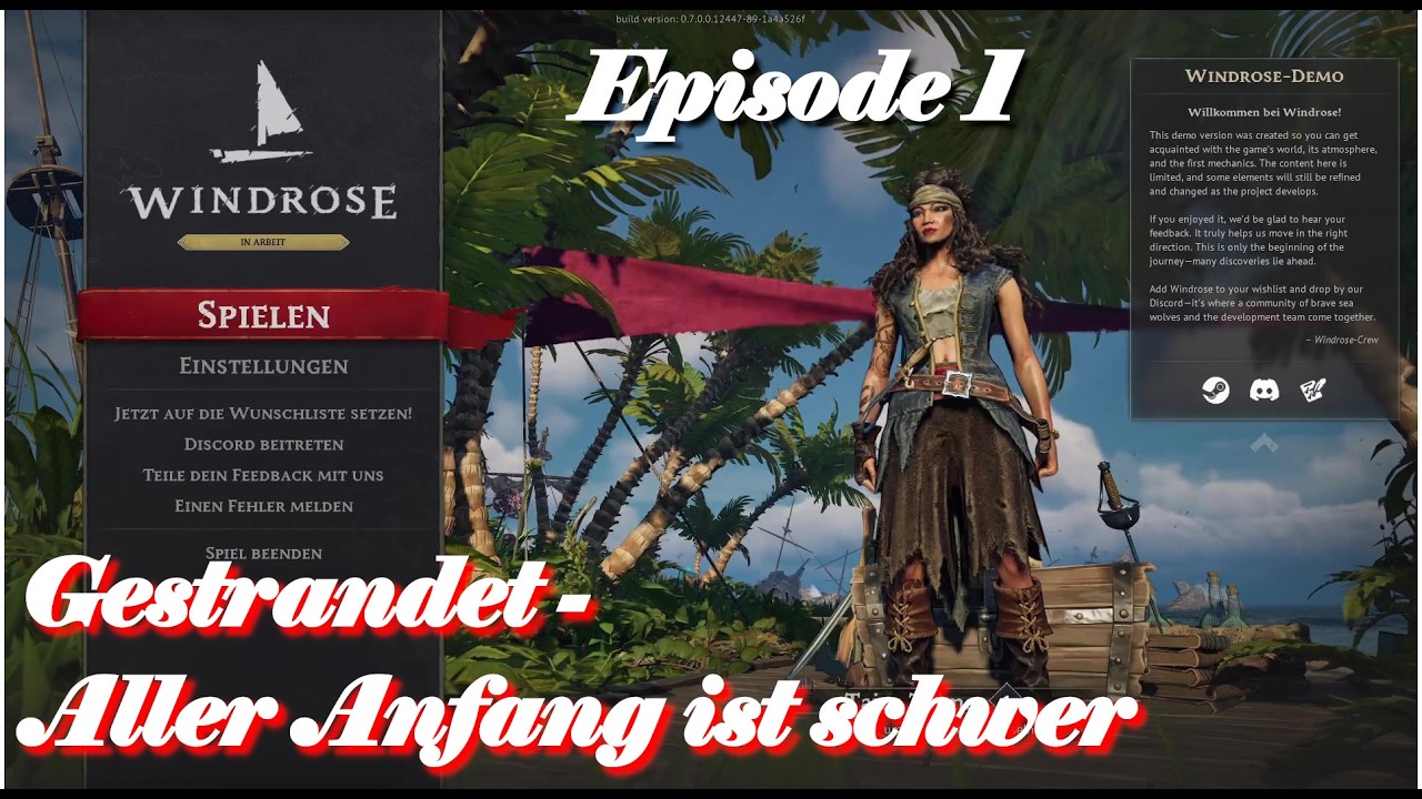 Windrose - Demo - Episode 1 - Gestrandet