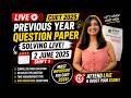 CUET 2026 LIVE 🔴 | 2 June 2025 Shift 1 Paper Solved Part-1| PYQs 2020–25 | Full Strategy