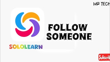 How to Follow Someone in Sololearn Application