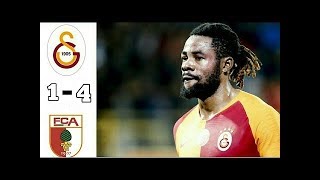 Augsburg vs Galatasaray 4-1 Tüm Goller & Maç Özeti - All Goals & Highlight