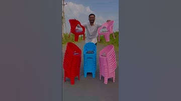 50 RC Chair Counting and Color Sorting | Remote Control Chairs