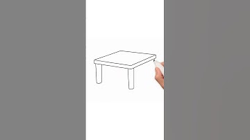 Table Drawing #ytshorts #shortvideos #drawing