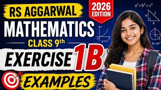 Examples 9th Maths RS Aggarwal 2026 Exercise 1B Full Solutions  screenshot 2