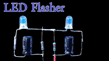 Flip Flop Dual LED Flasher circuit