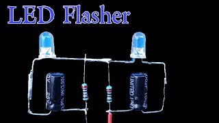 Flip Flop Dual LED Flasher circuit