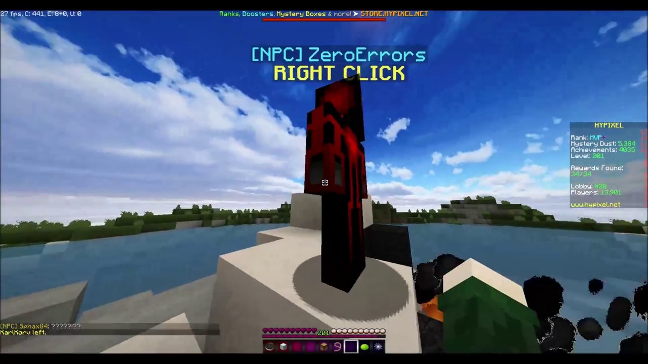 Hypixel Handbook] How to Find all 34 Main Lobby NPCs! [Guide ... - 