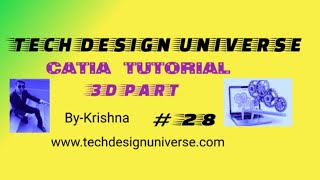 #28 - CATIA Beginner tutorial:  multi pad