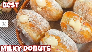 The Absolute Best Milky Doughnuts Recipe On The Internet+ Milky doughnut Filling