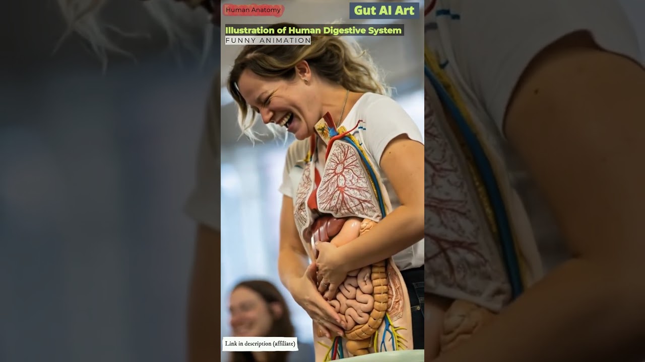 Digestive System Animation | Gut AI Art | 06