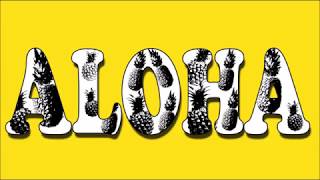 ハワイアンデザイン Alohaの文字にパイナップルのイラストを貼り付けてみた Youtube