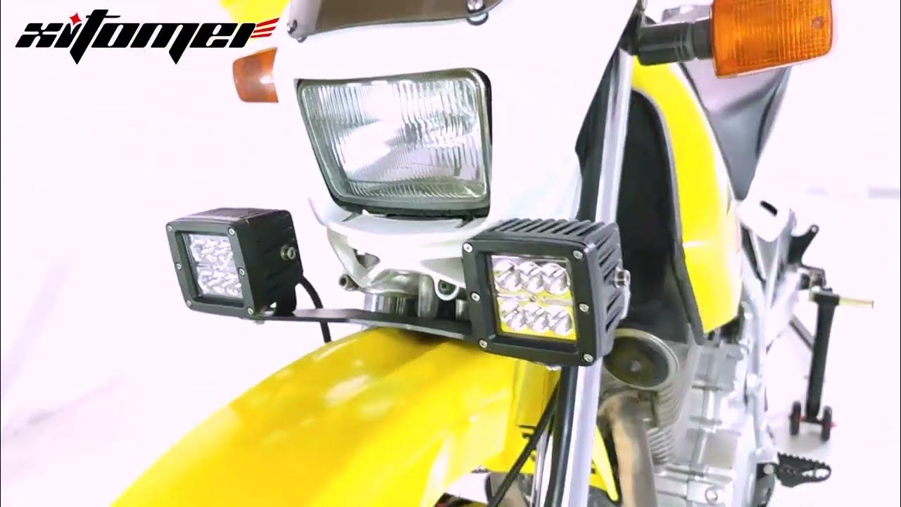 Xitomer DR650 Auxiliary Lights Mount Install YouTube