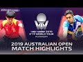 Wang chuqin vs dani mudit  2019 ittf australian open highlights pre