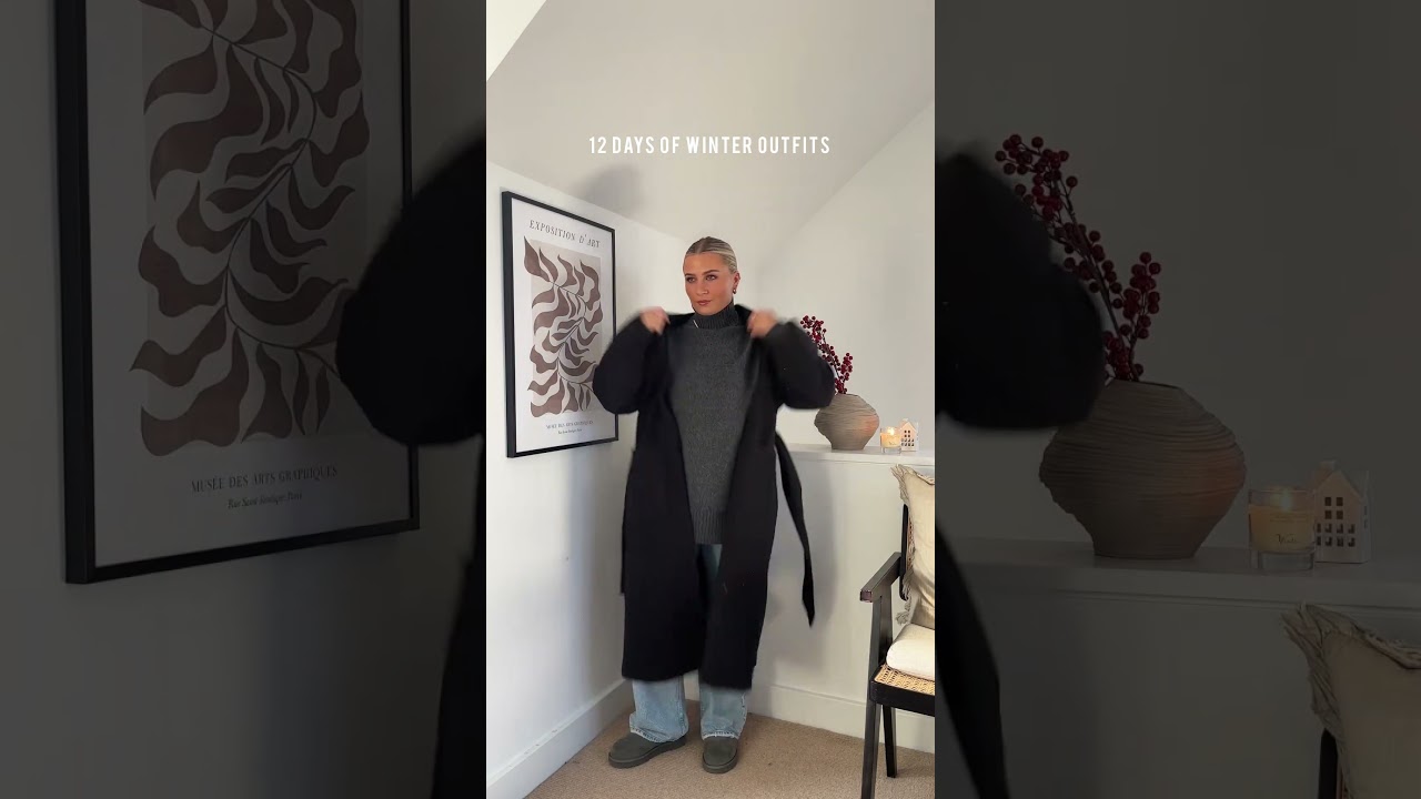 Day 5: Cozy All-Black Winter Look 