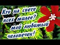 Кто на свете всех милее? Мой любимый человечек! Тебе от меня!