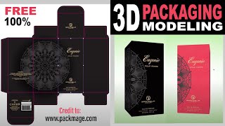 3D Packaging Box Modeling & Animation | Packmage | Very Easy