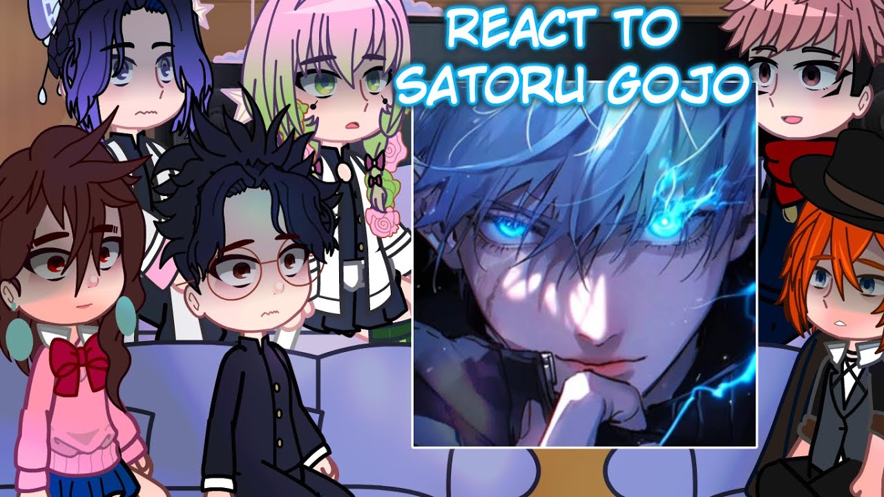 Fandom react to Gojo [ Gacha club ] Part 1 Fandom react each other ...