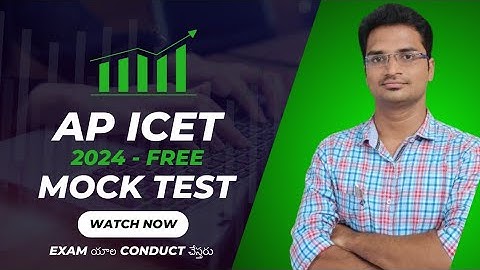 AP ICET 2024 - Free Mock Test యల రాయాలి | Exam కి వెళ్ళటానికి ముందు ఈ Video తప్పకుండా చూడండి |