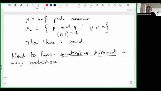 Emmanuel Kowalski: Wasserstein metrics and equidistribution (NTWS 292)