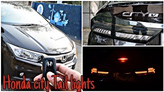 Honda City modified | Aftermarket Rear lights for Honda City| Installation | Review | Pricing