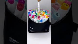 Ohuhu Alcohol Markers Unboxing #Rifanaartandcraft #Shorts #Ytshorts #Art #Sunflower #Ohuhumarkers