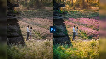 Amazing Camera Raw Color Grading Tutorial 040# | Photoshop cc 2022