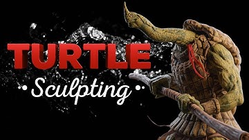 Turtle Character Sculpting - Blender Timelapse