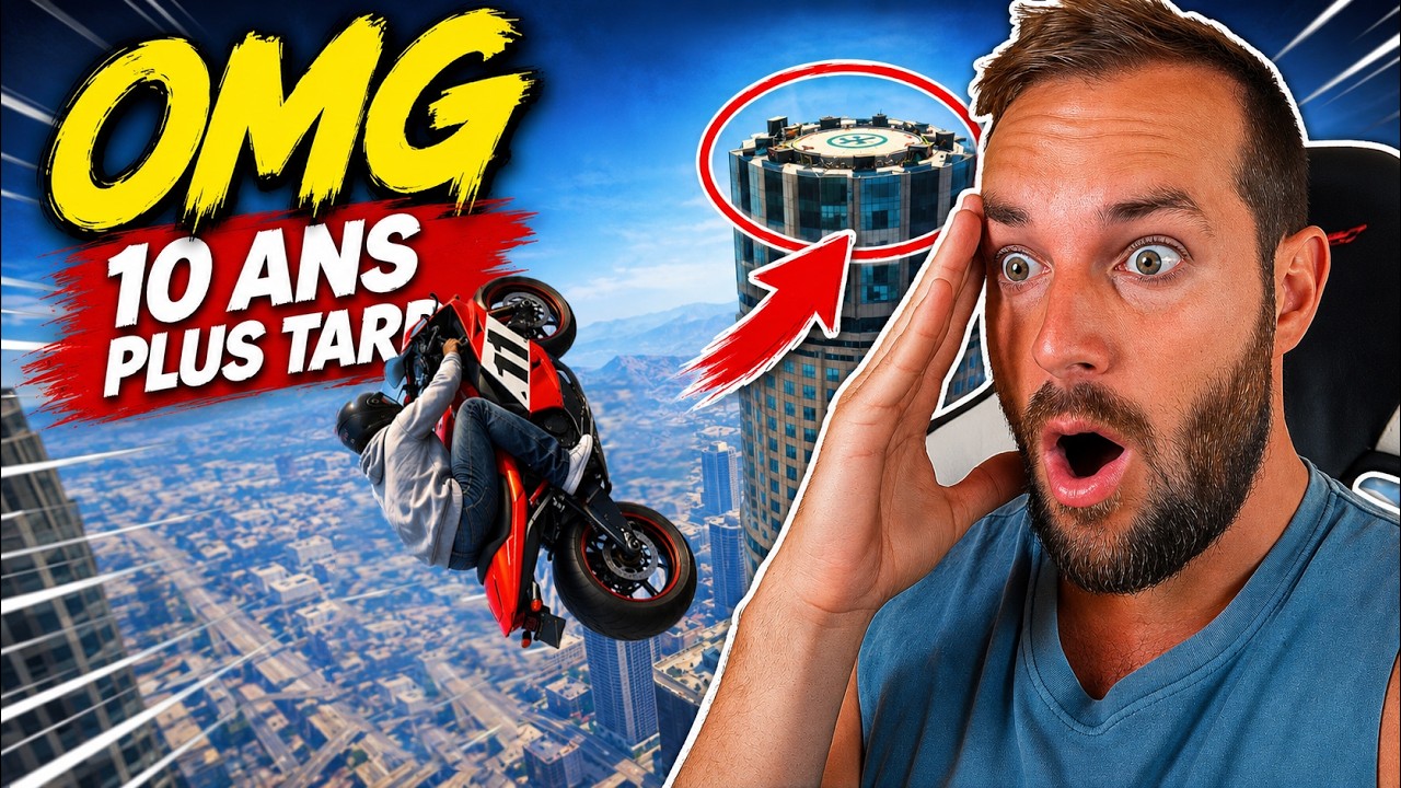 APRÈS 10 ANS, JE RÉUSSIS ENFIN MON STUNT DE RÊVE SUR GTA 5