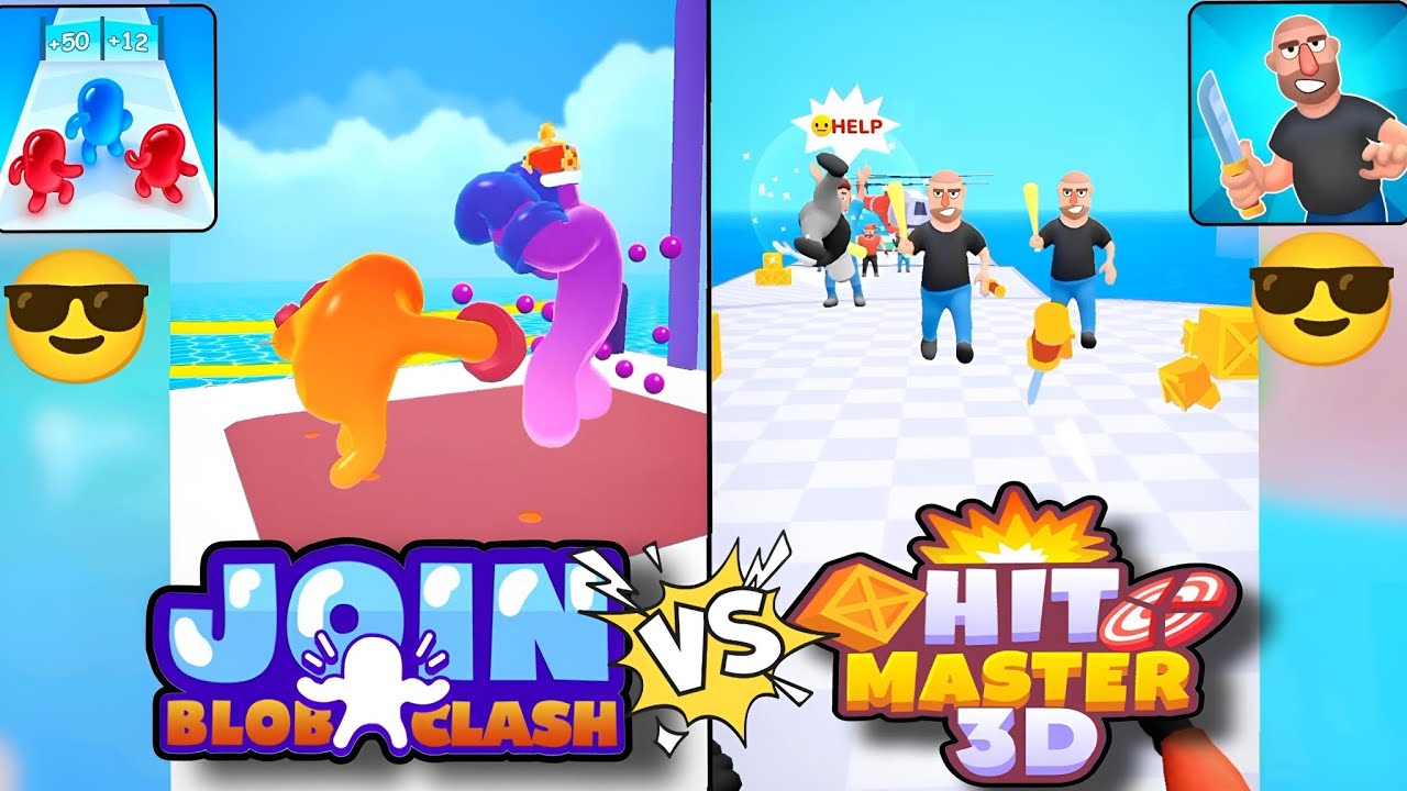 Max Level Gameplay Of Join Blob Clash 3D🆚Hit Master 3D #1
