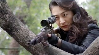 Anti-Japanese Kung Fu Film!Invincible gun skills of a beautiful sharpshooter catch enemies off guard