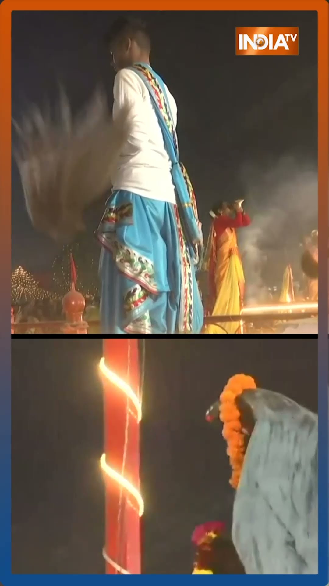 #paryagraj में गंगा आरती #mahakumbh2025 #cmyogi #mahakumbh