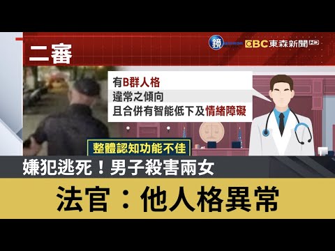 嫌犯逃死！男子殺害兩女 法官：他人格異常｜鏡週刊Ｘ東森新聞