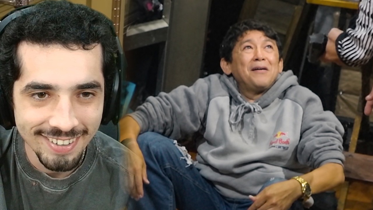 idoso sendo cobrado por divulgar bet