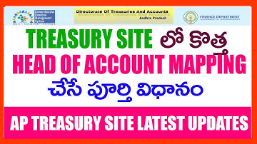 AP TREASURY SITE LATEST UPDATES - DDO HOA - HEAD OF ACCOUNT MAPPING PROCESS  IN TREASURY SITE