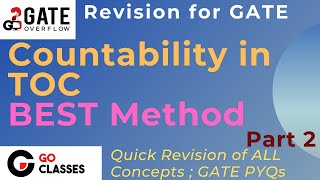 Countability : Part 2 : Easy and BEST Method | Countability Results in TOC | Cantor's Theorem