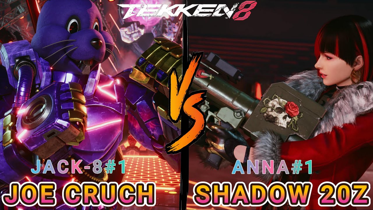 🎬 TEKKEN 8 - Joe Crush (Jack-8) vs Shadow 20z (Anna) | A Battle of Brutality & Beauty!